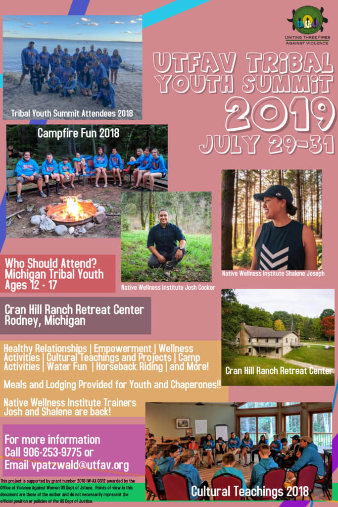 2019 UTFAV Tribal Youth Summit | Uniting Three Fires Against Violence